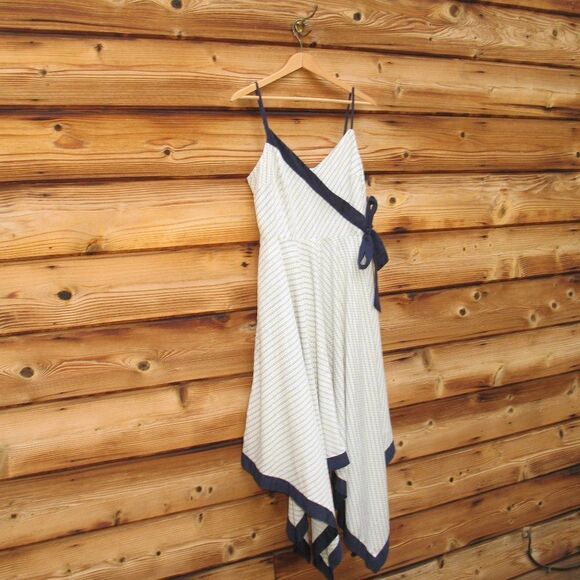 Faux Wrap Handkerchief Dress 4 - Picture 4 of 10